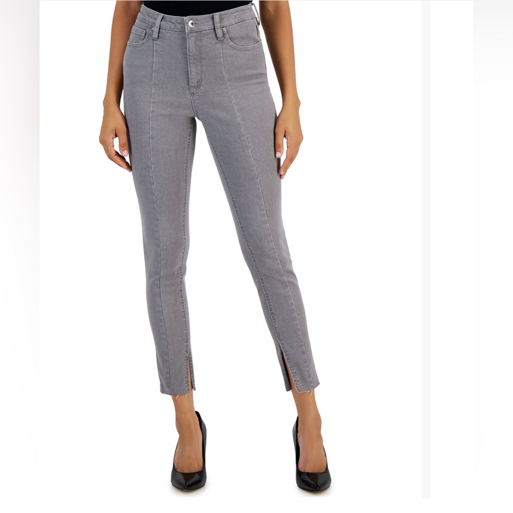 Anne Klein Gray Skinny Pants
